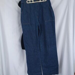 Vintage Sears, Roebuck & Co wide leg, high waisted straight jeans